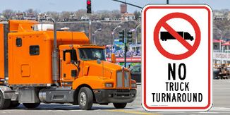 Truck Operation & Vehicle Safety Signs Truck Operation & Vehicle Safety Signs