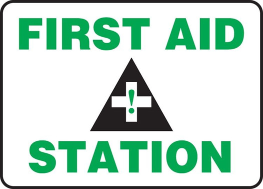 First Aid Station Sign 40S4116