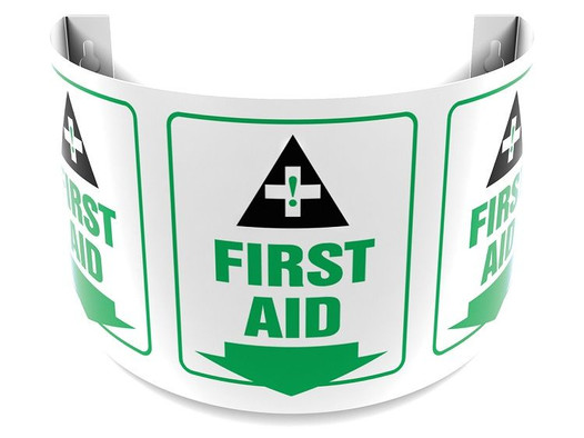 First Aid 180D Projection Sign 40SPS119