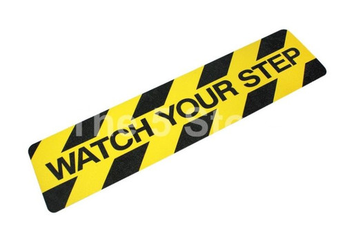 6 x 24 WATCH YOUR STEP Anti Skid Tile