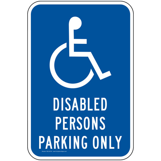 Disabled Parking Sign for Parking Control PKE-20725