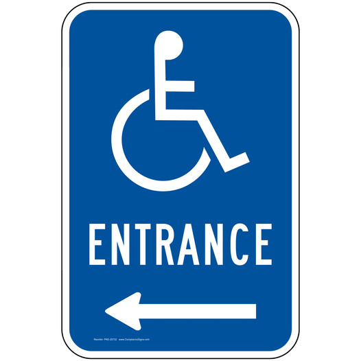 ADA Entrance Sign PKE-20732 Parking Handicapped