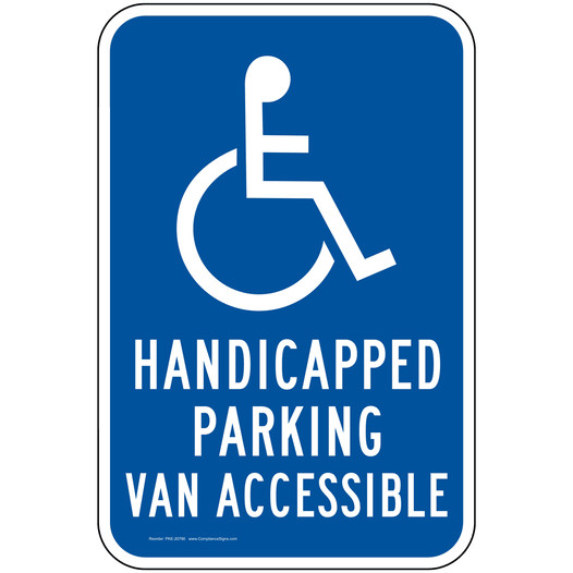 Handicap Parking Sign for Parking Control PKE-20790