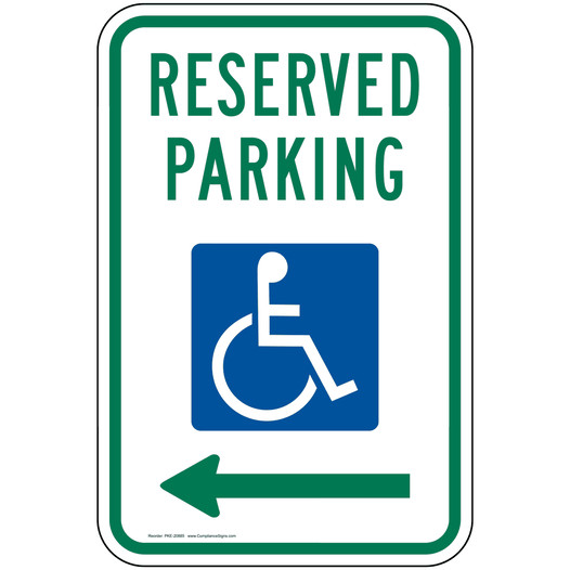 Reserved Parking Sign for Parking Control PKE-20885