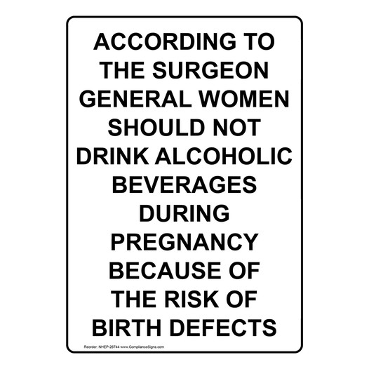 Portrait According To The Surgeon General Women Sign NHEP-26744