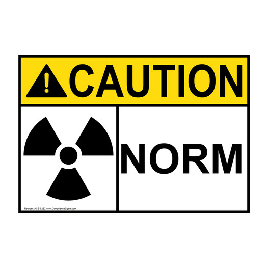 ANSI CAUTION Norm Sign with Symbol ACE-8282