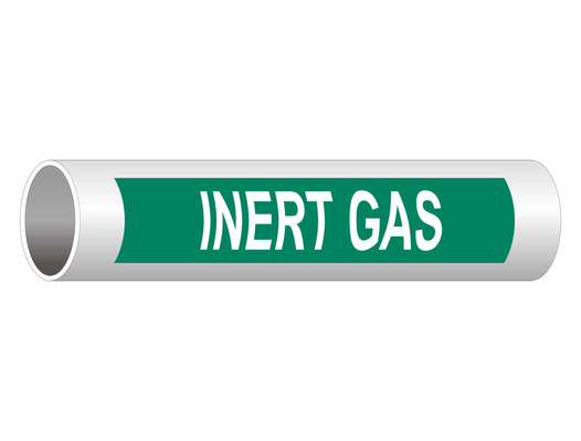 ASME A13.1 Inert Gas Pipe Label