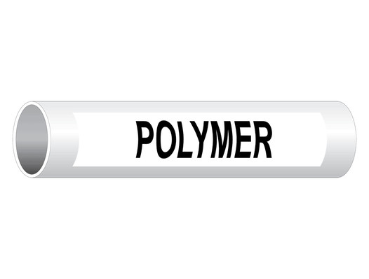 ASME A13.1 Polymer Pipe Label
