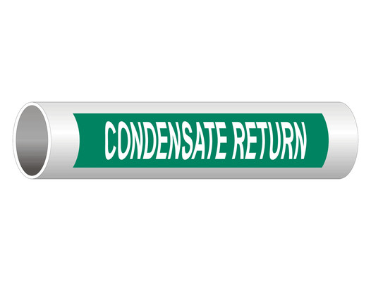 ASME A13.1 Condensate Return Pipe Label
