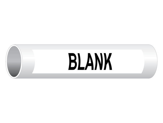 ASME A13.1 Blank Write-On Or Customize Pipe Label