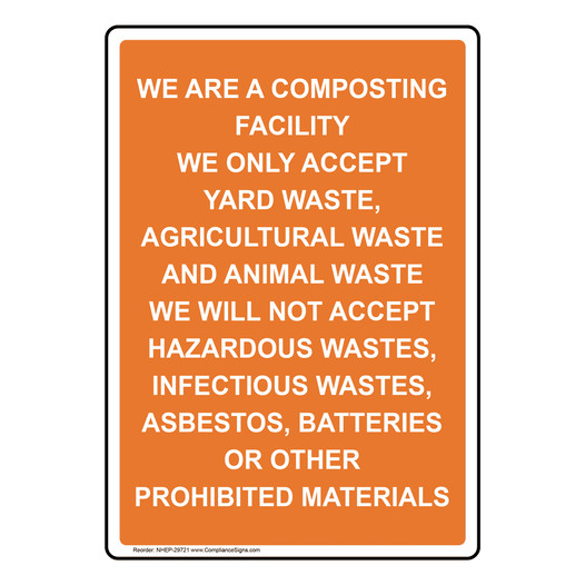 Portrait We Are A Composting Facility We Only Sign NHEP-29721