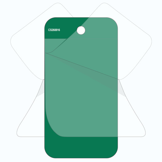 Blank Green Hi-Temp Everclear Flap Tags CS268816