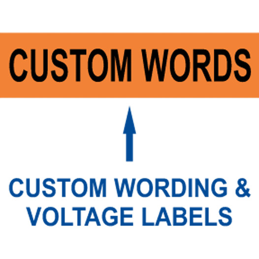 Custom Voltage Label VLT-CUSTOM