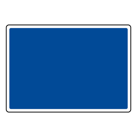 Facilities Blank Write-On Sign NHE-BLUE-L_BLANK