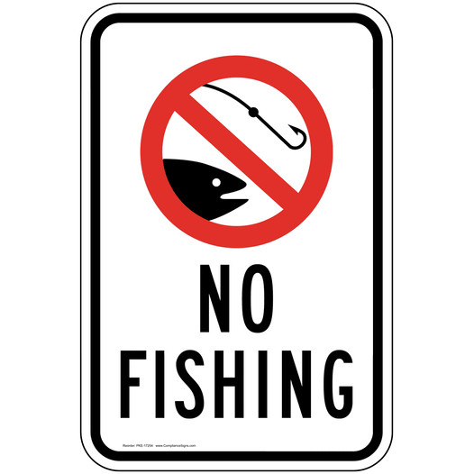 No Fishing Sign for Recreation PKE-17254