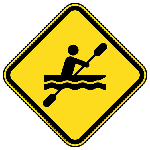 Rowboat Symbol Sign for Recreation PKE-17767
