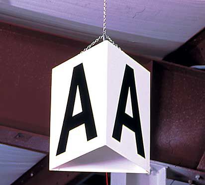 Blank 12 in. x 11 in. Triangular Hanging Sign 52MHT1211