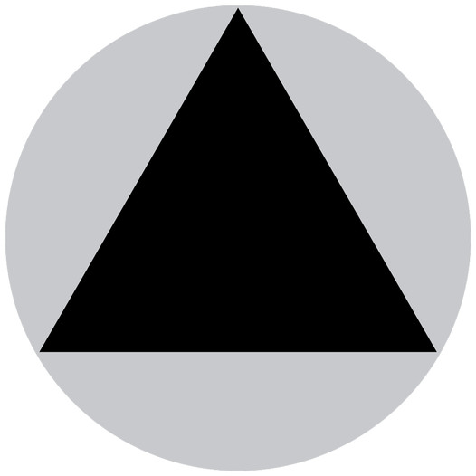 Black on Silver California Title 24 Unisex Restroom Door Symbol RR-DCT_Black_on_Silver