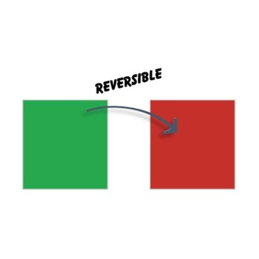 2 inch Square Red/Green Reversible Signal Magnets