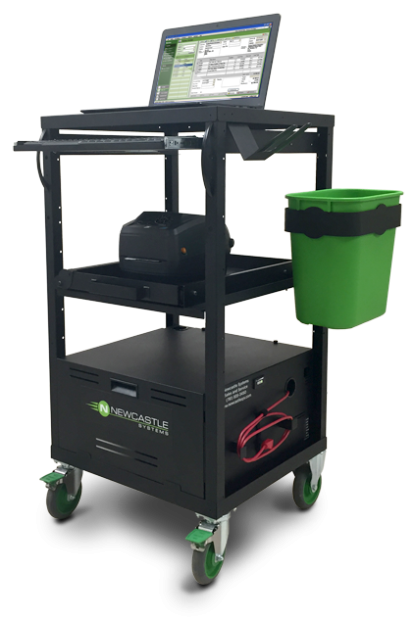 EcoCart Series Mobile Workstation with Powerpack and 40AH Battery