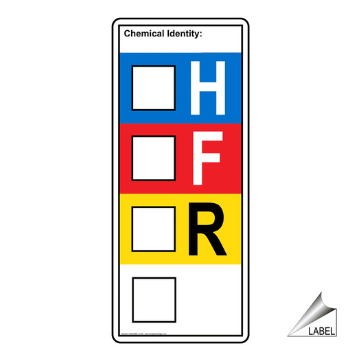 Chemical Identity: H F R Label HAZCHEM-14722 Chemical