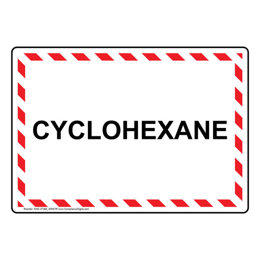 Cyclohexane Sign NHE-37369_WRSTR