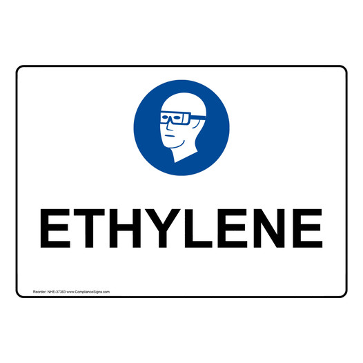 Ethylene Sign With PPE Symbol NHE-37383