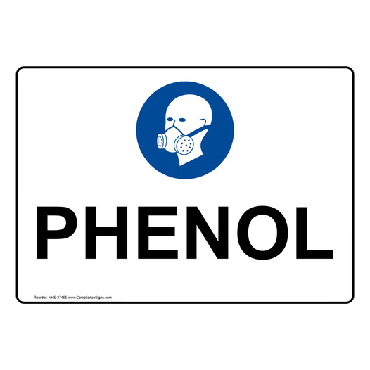 Phenol Sign With PPE Symbol NHE-37465