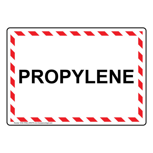 Propylene Sign NHE-37502_WRSTR