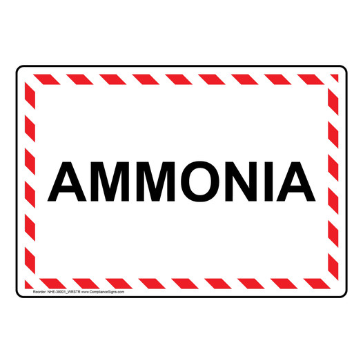 Ammonia Sign NHE-38001_WRSTR