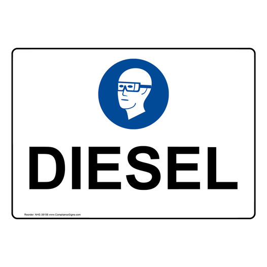 Diesel Sign With Symbol NHE-38156