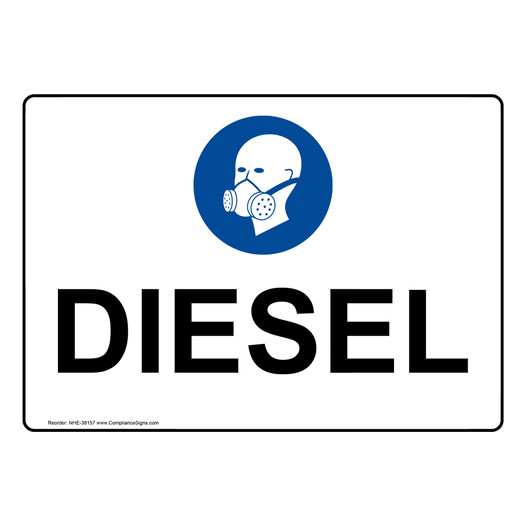 Diesel Sign With Symbol NHE-38157