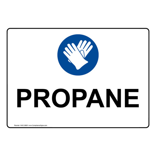 Propane Sign With Symbol NHE-38601