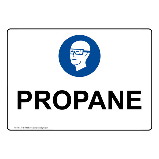 Propane Sign With Symbol NHE-38602
