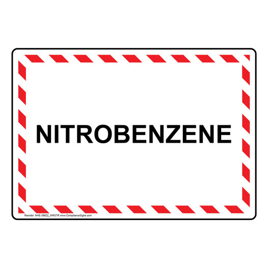 Nitrobenzene Sign NHE-38622_WRSTR