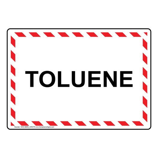 Toluene Sign NHE-38655_WRSTR