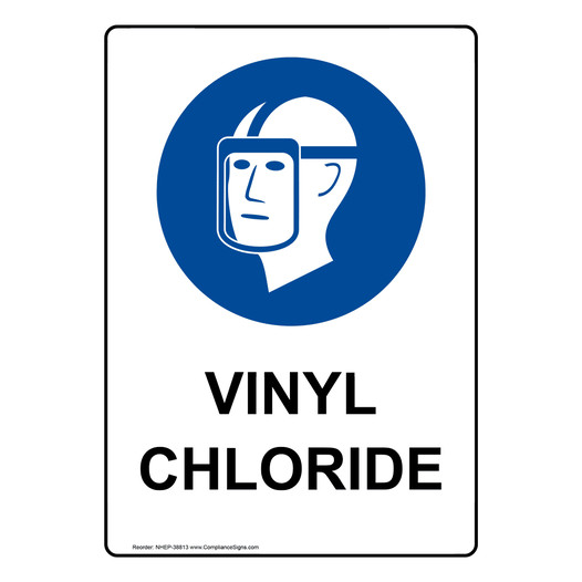 Portrait Vinyl Chloride Sign With Symbol NHEP-38813