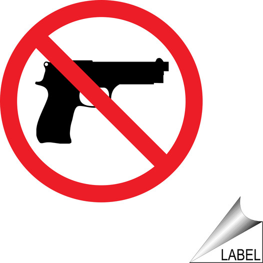 No Weapons Symbol LABEL_PROHIB_1317