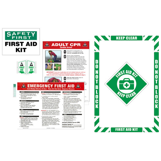 First Aid Station Identification Kit