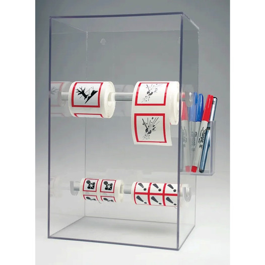 Clear Acrylic Label and Tape Dispenser CS855442