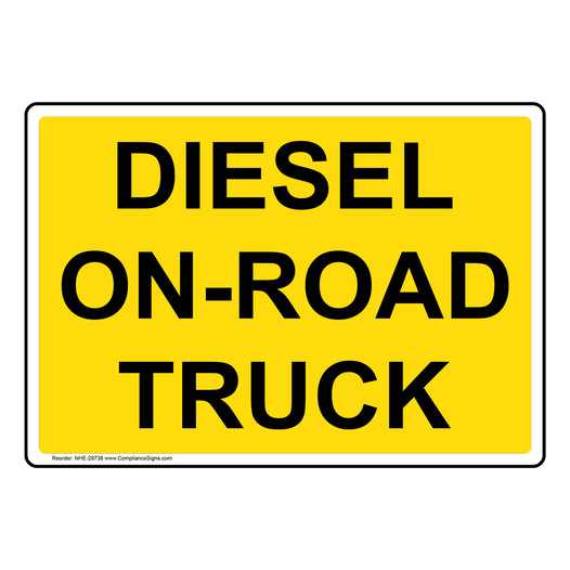 Diesel On-Road Truck Sign NHE-29738