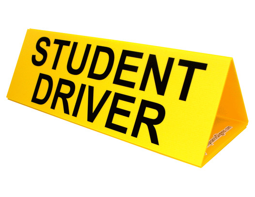 Student Driver Corrugated Plastic Car Topper NHE-14682 Transportation