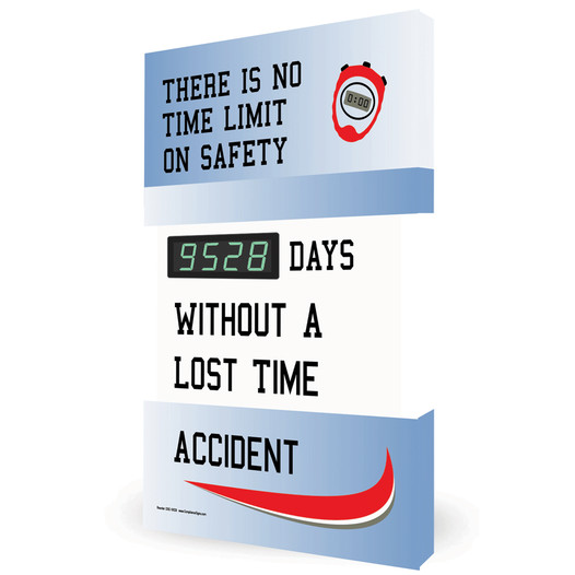 There Is No Time Limit On Safety __ Days Digital Safety Scoreboard CS711881