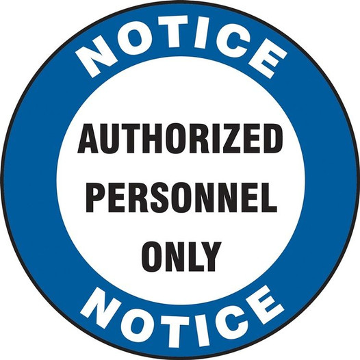 LED Floor Sign Projector Lens ONLY - Notice Authorized Personnel Only 40SL800