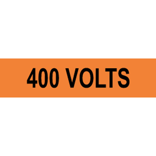 400 Volts Label for Electrical Voltage VLT-13057