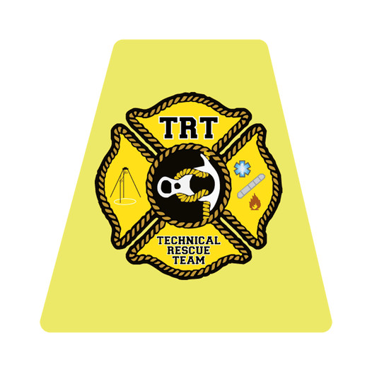 Trt Technical Rescue Team Hard Hat / Helmet Label EMSE-11017Tet