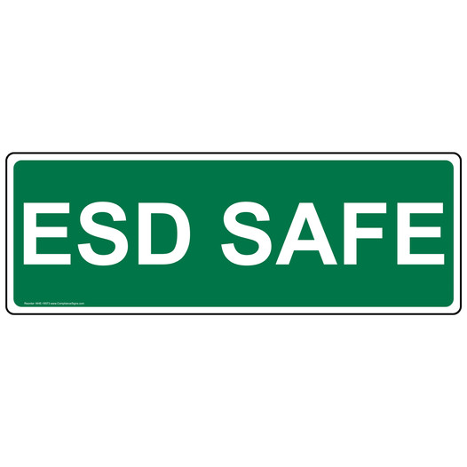ESD Safe Label for ESD / Static NHE-18573