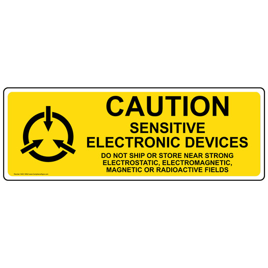 Sensitive Electronic Devices Label for ESD / Static NHE-18632