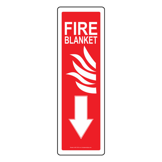 Fire Blanket Sign for Fire Safety / Equipment NHE-7555
