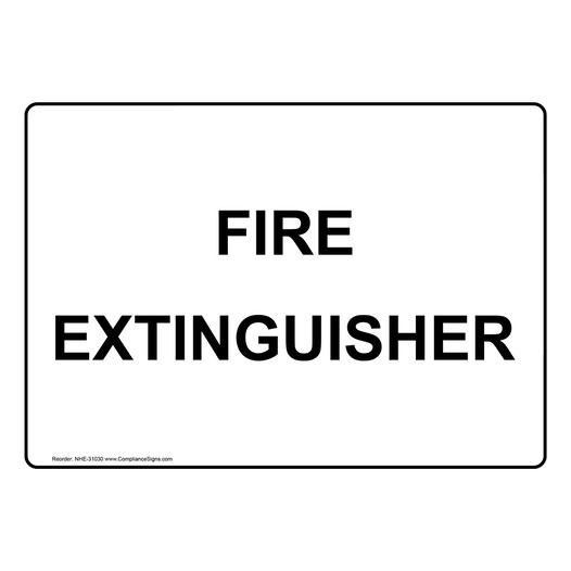 Fire Extinguisher Sign NHE-31030